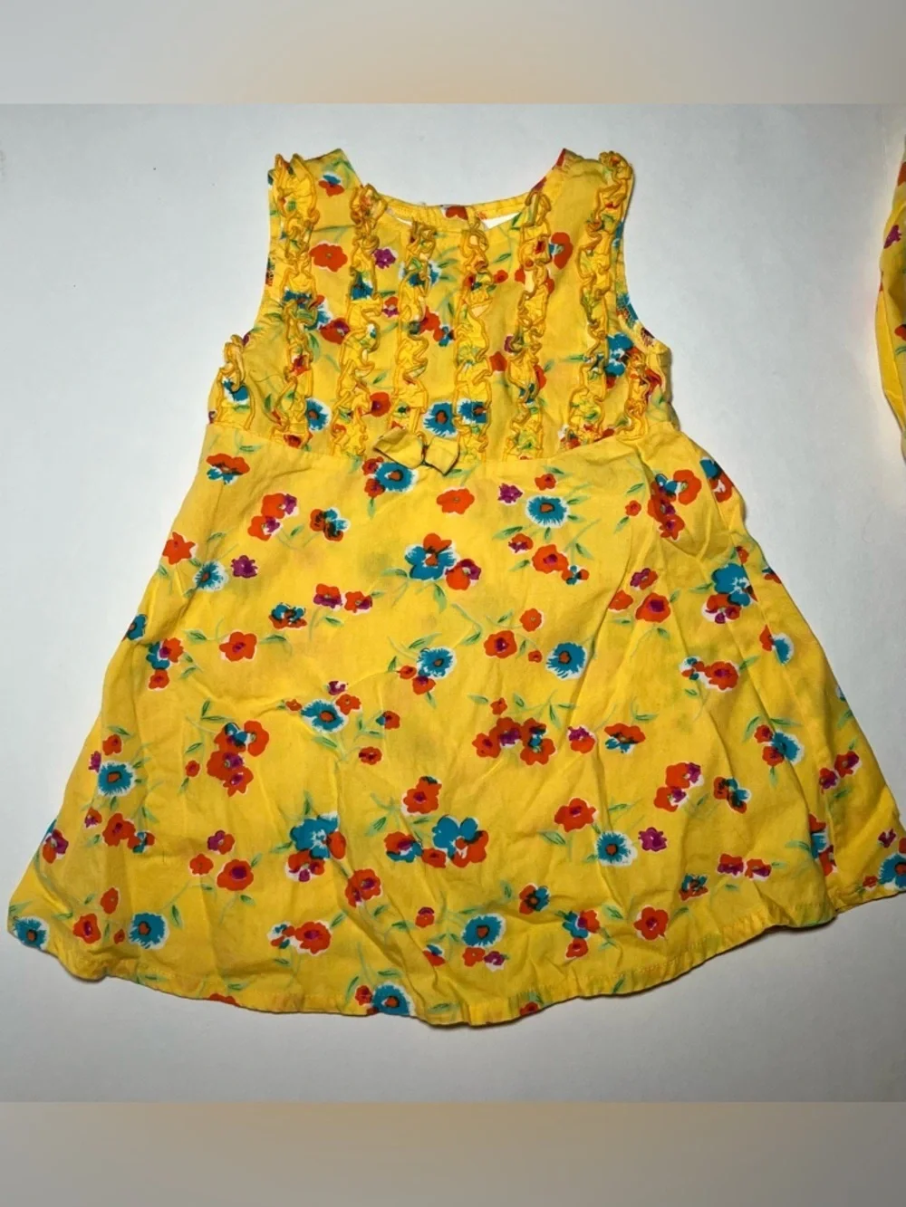 Vintage 90s Small Steps Cottagecore Floral sun dress and bloomers sz 24 months